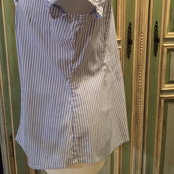 Pinstripe Dress Shirt Bow Detail 🎀 THE LIMITED - Picture 3 of 8