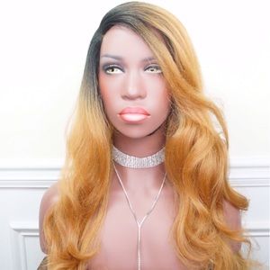 LONG LACE FRONT L-PART CURLY WIG