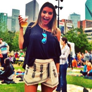 Free People embroidered skirt