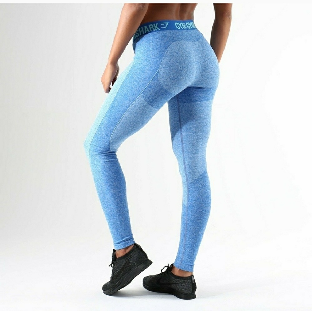 ***SOLD*** Gymshark blue flex leggings sm
