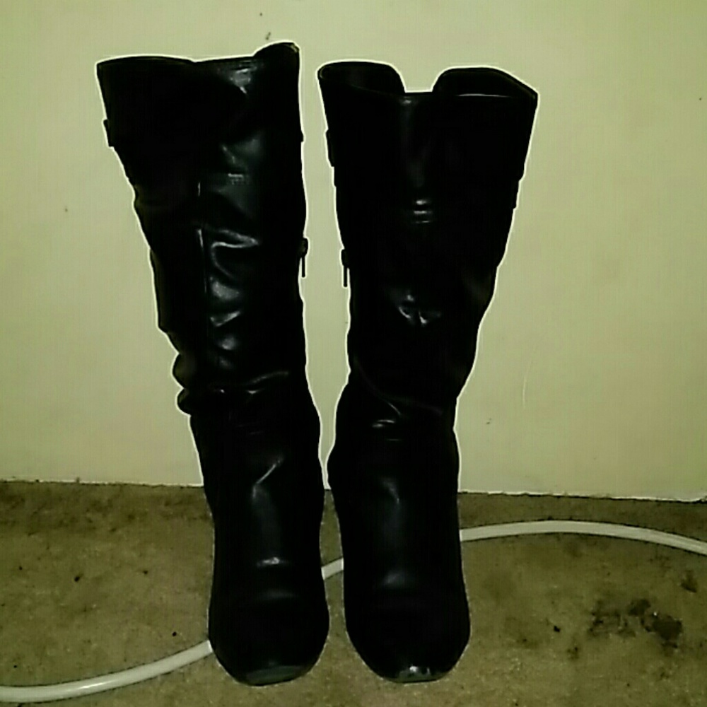 Black Cato boots size 8