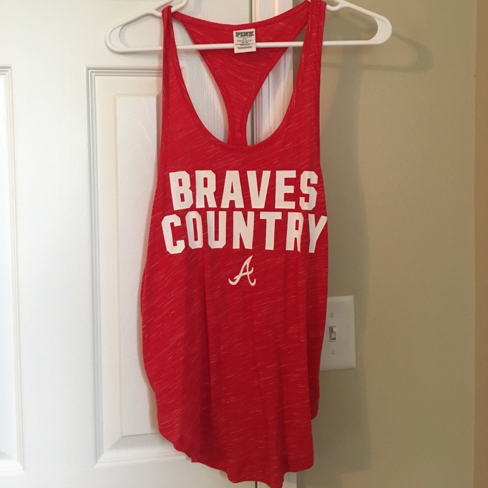 Victoria's Secret Atlanta Braves Racer back tank