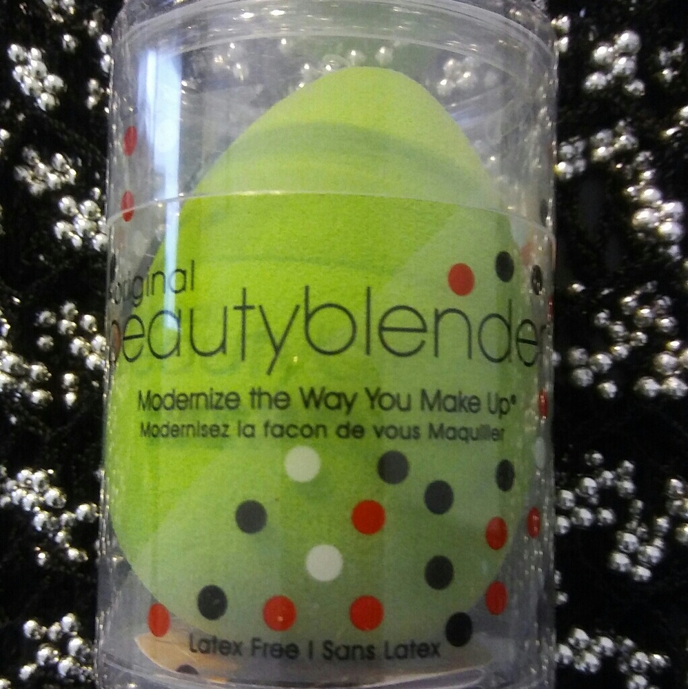 Makeup blender sponge.