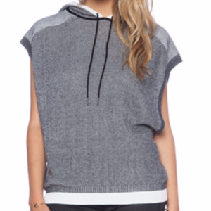 Rag & bone sleeveless sweater hoodie