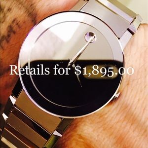 Movado sapphire collection watch