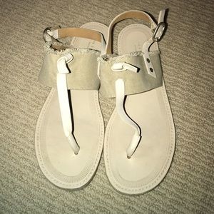 Rag & Bone Sandals canvas and nude leather