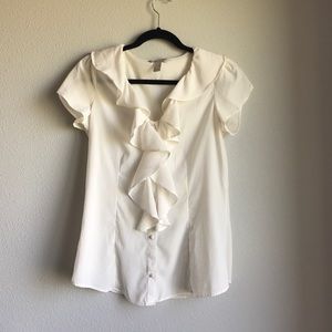 Banana Republic size small ruffle blouse