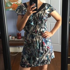 New Blue floral dress size Medium