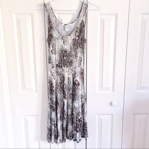 ✨B2G1Free✨ Flowy Snakeskin Print Dress