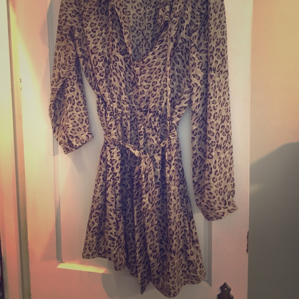 Leopard print dress