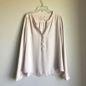 Loft size small light lavender work blouse
