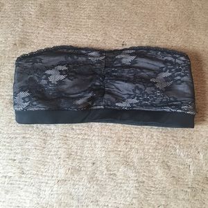 Black lace bralette