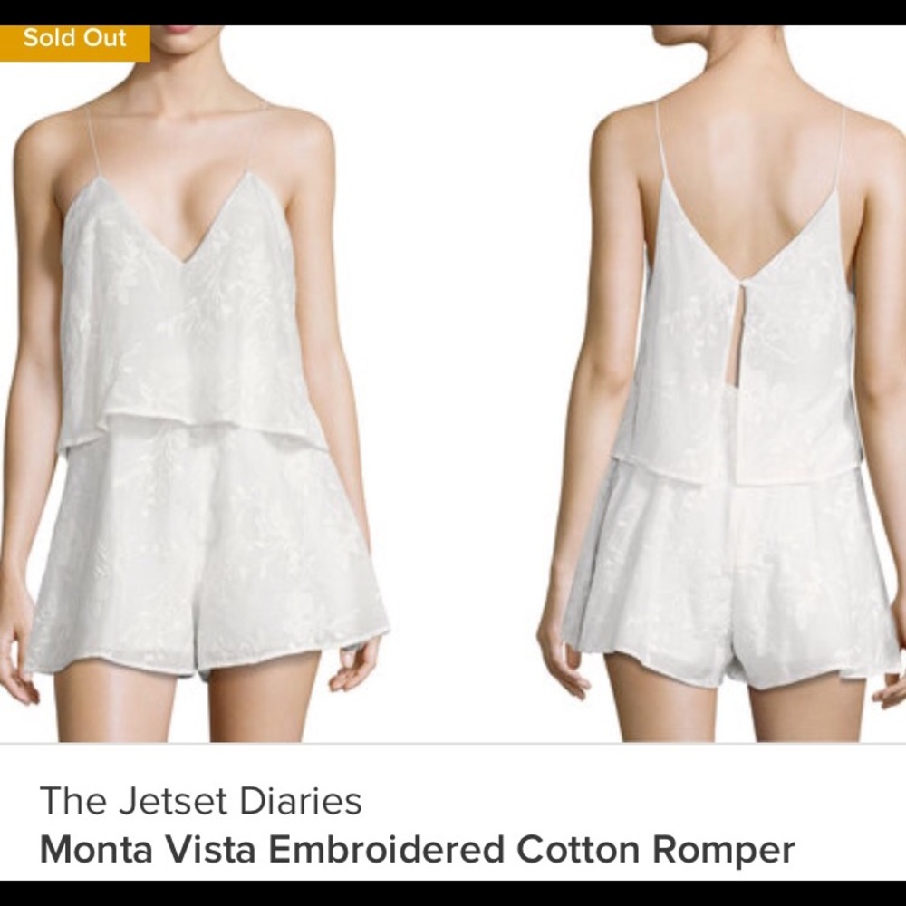 The Jetset Diaries monte vista Romper