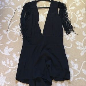 NWT Blue Life Fringe Rapture Romper