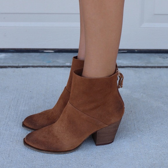 Whiskey Distressed Ankle Bootie - Picture 2 of 8