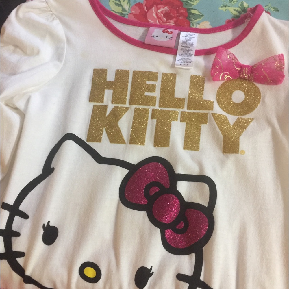 Dress for girl from hello kitty