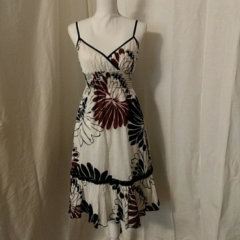 FINAL PRICE: Shirred Waist Floral Summer Dress