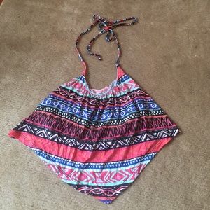 Triangle crop top