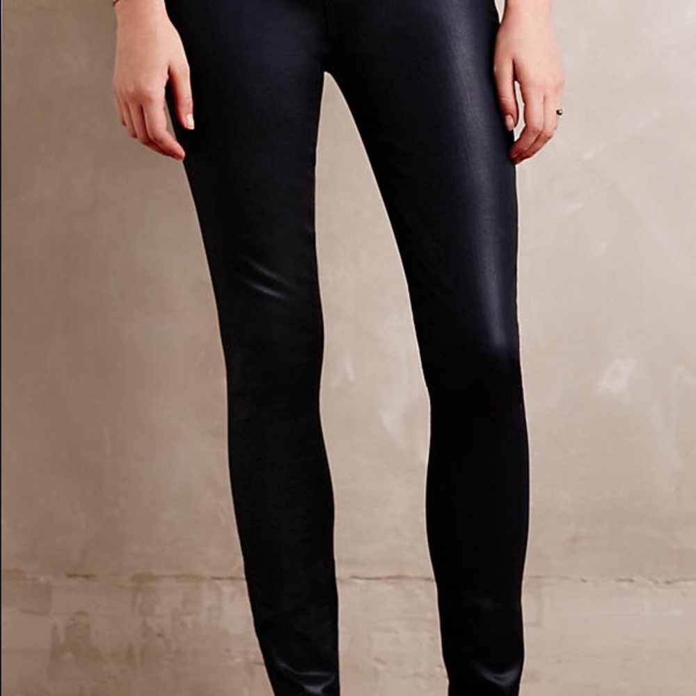 Paige Verdugo Coated Skinny Jeans