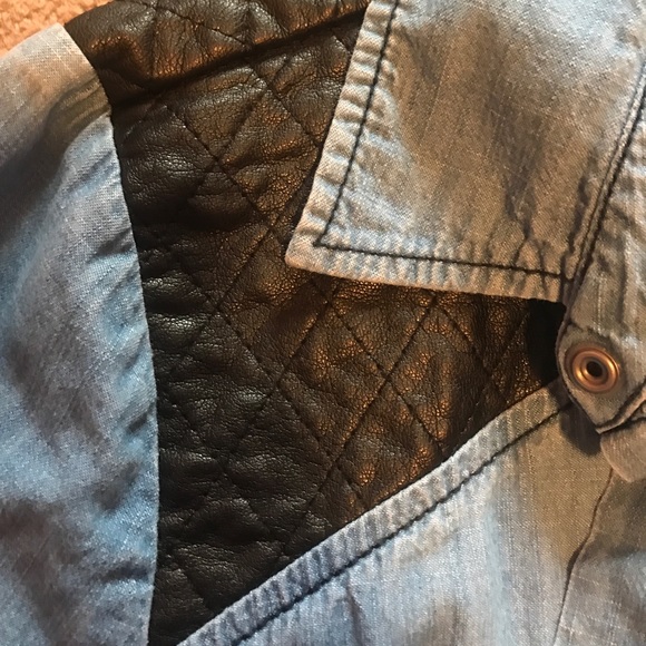 Denim button down cardigan - Picture 6 of 6