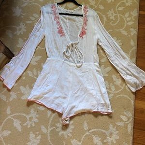 Someday's Lovin Journey Embroidered Romper