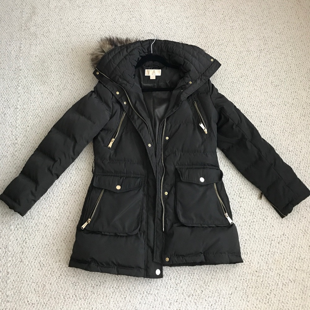 Michael Kors army green winter coat