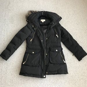 Michael Kors army green winter coat