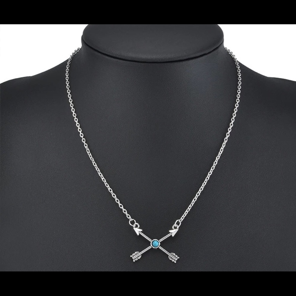 🆕TRENDY TURQUOISE ARROW LOVE BOHO STATEMENT - Picture 2 of 5