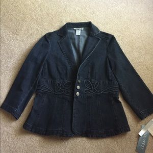 NWT Women's Nine West Denim Jacket