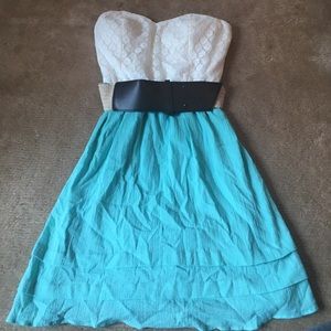 Strapless sundress
