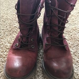 Maroon Timberland Earthkeepers