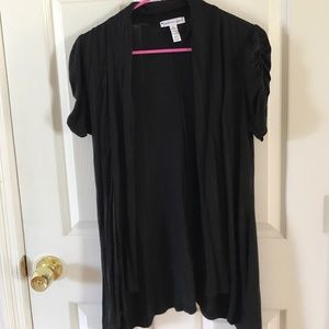 Black short sleeve shrug