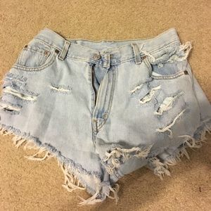 levi bean shorts