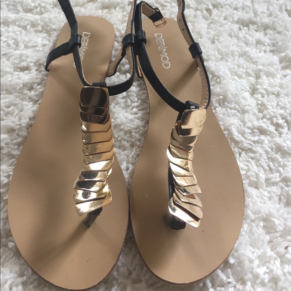 Derimod gold sandals - Picture 3 of 4