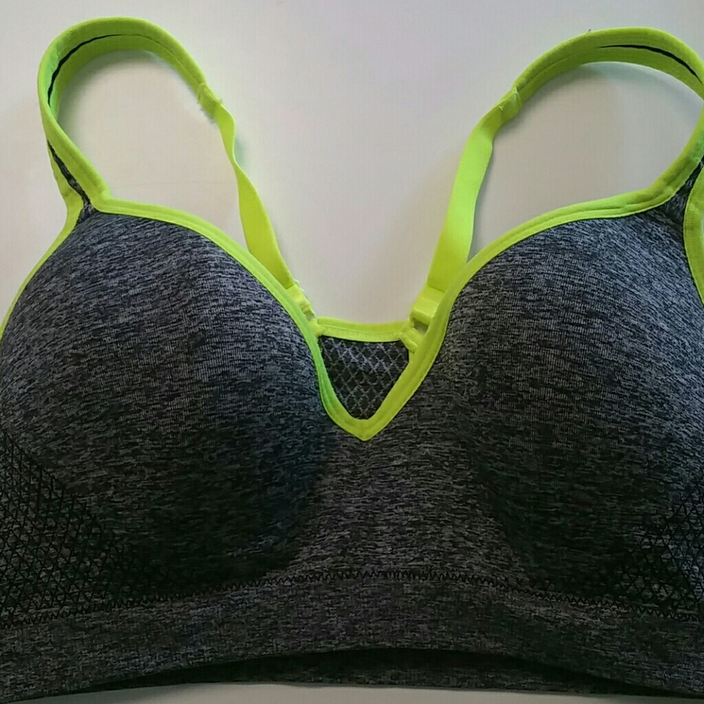 Padded work out bra