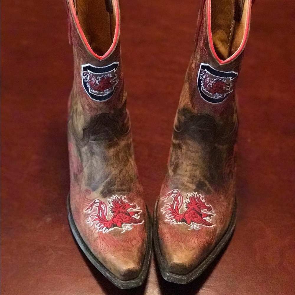 Women's USC Gamecocks Leather Boots