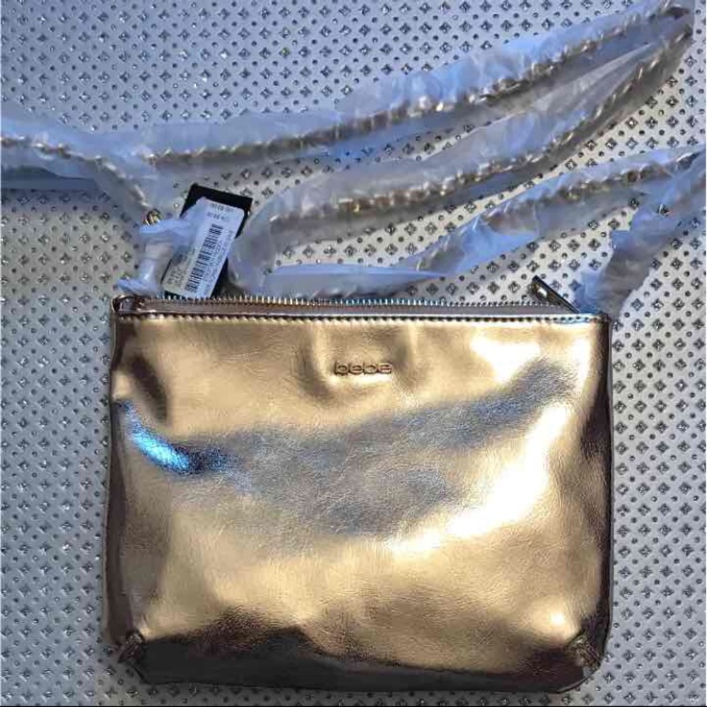 Bebe gold purse