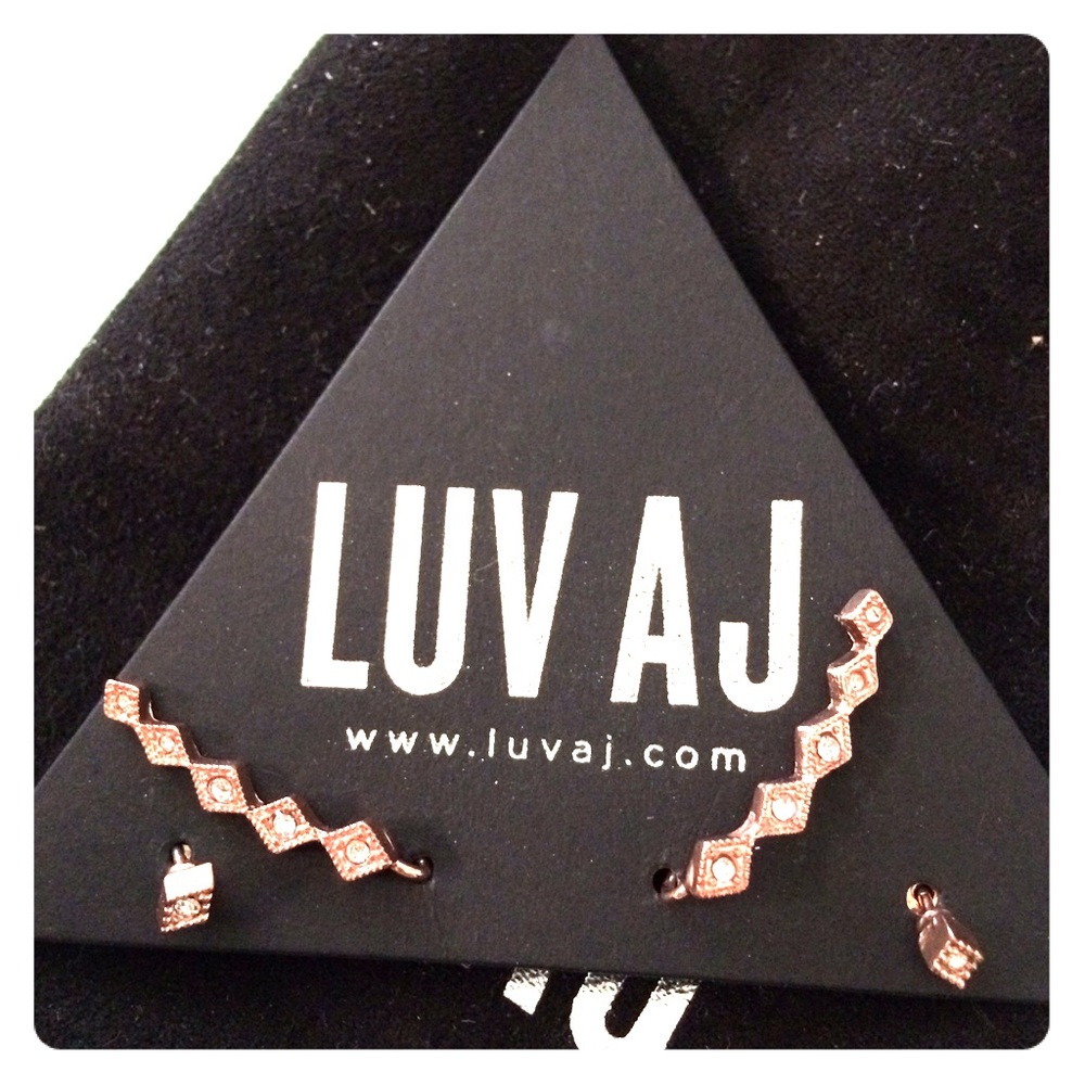 Love AJ earring set
