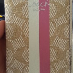 Coach passport holder