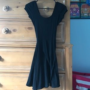 Black skater dress
