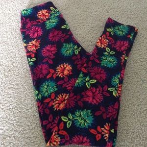 Lularoe floral leggings