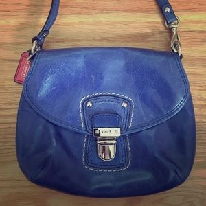Blue Mini Coach Bag