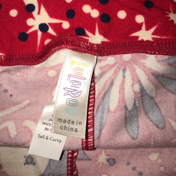 β Independence Day! πΊπΈ BNWT TC LuLaRoe Leggings - Picture 4 of 4