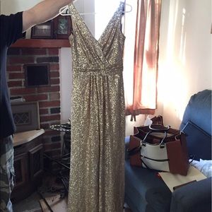 Gold Sequin Dress