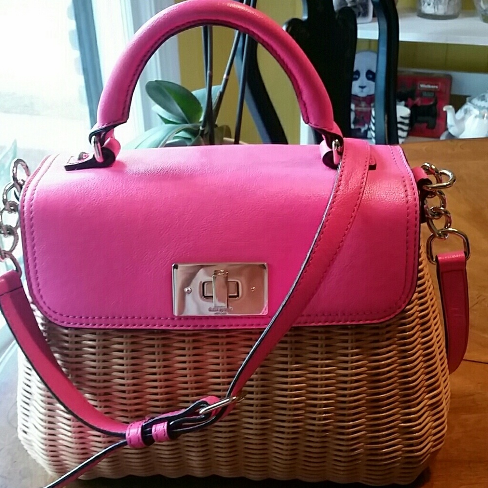 Kate Spade little Nadine  bamboo purse