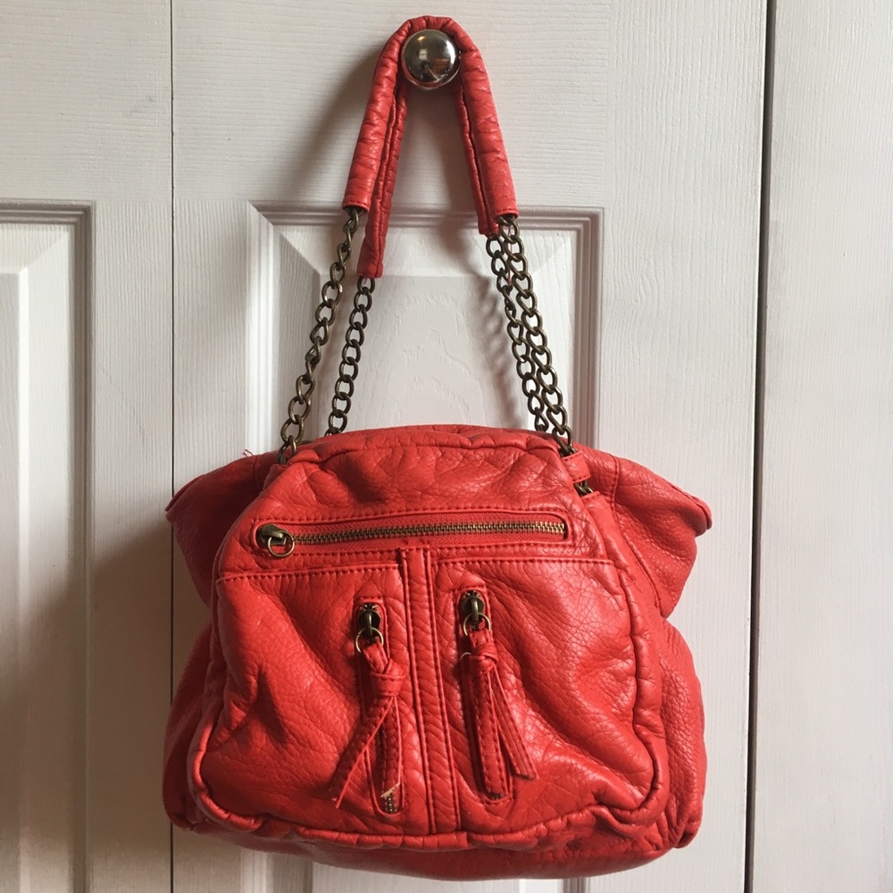 Scarlet Black Poppy Purse