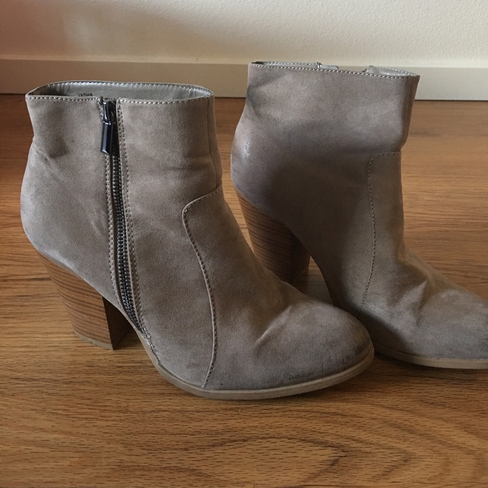 Grey booties