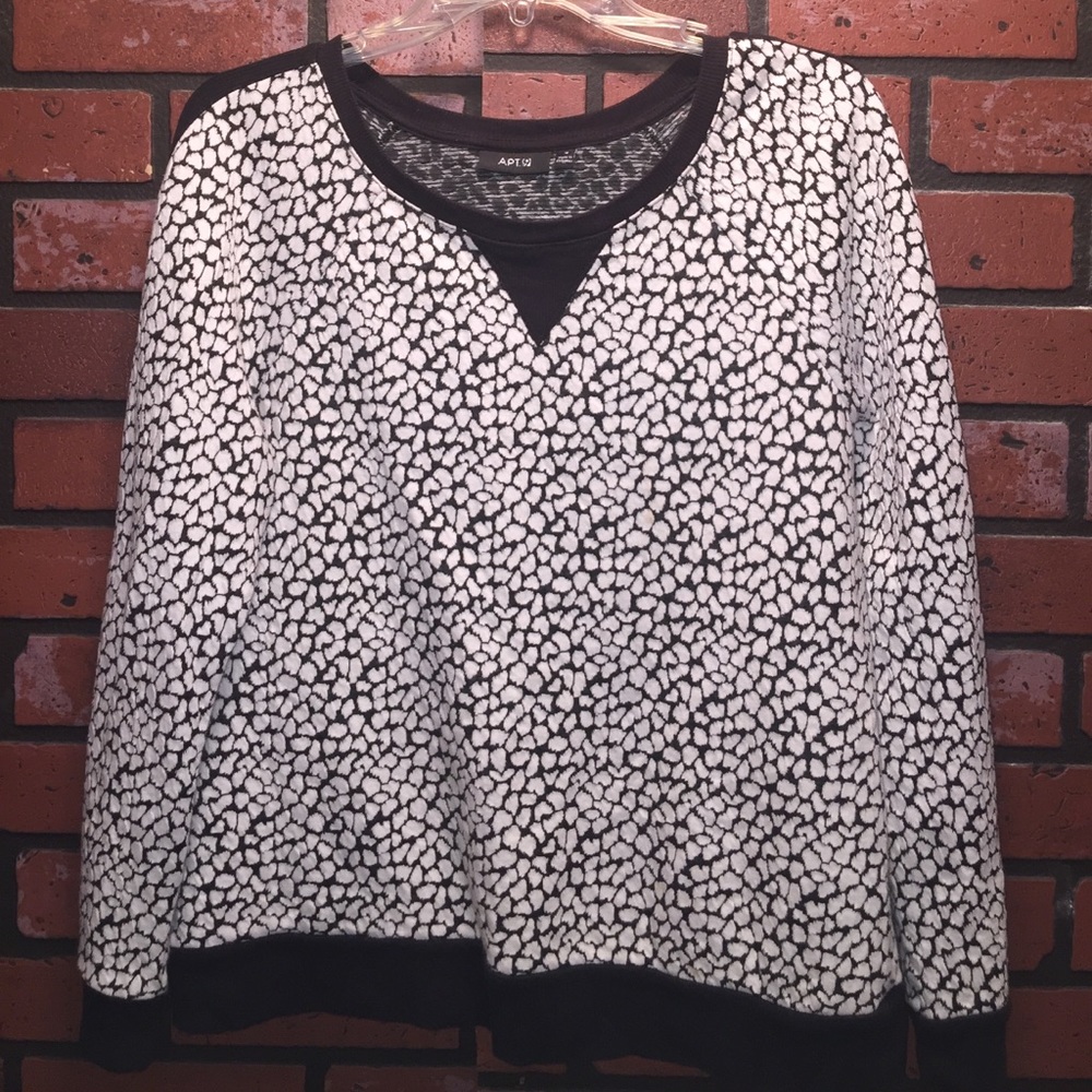 Apt 9 cheetah print sweater
