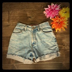 High Waisted Denim Shorts