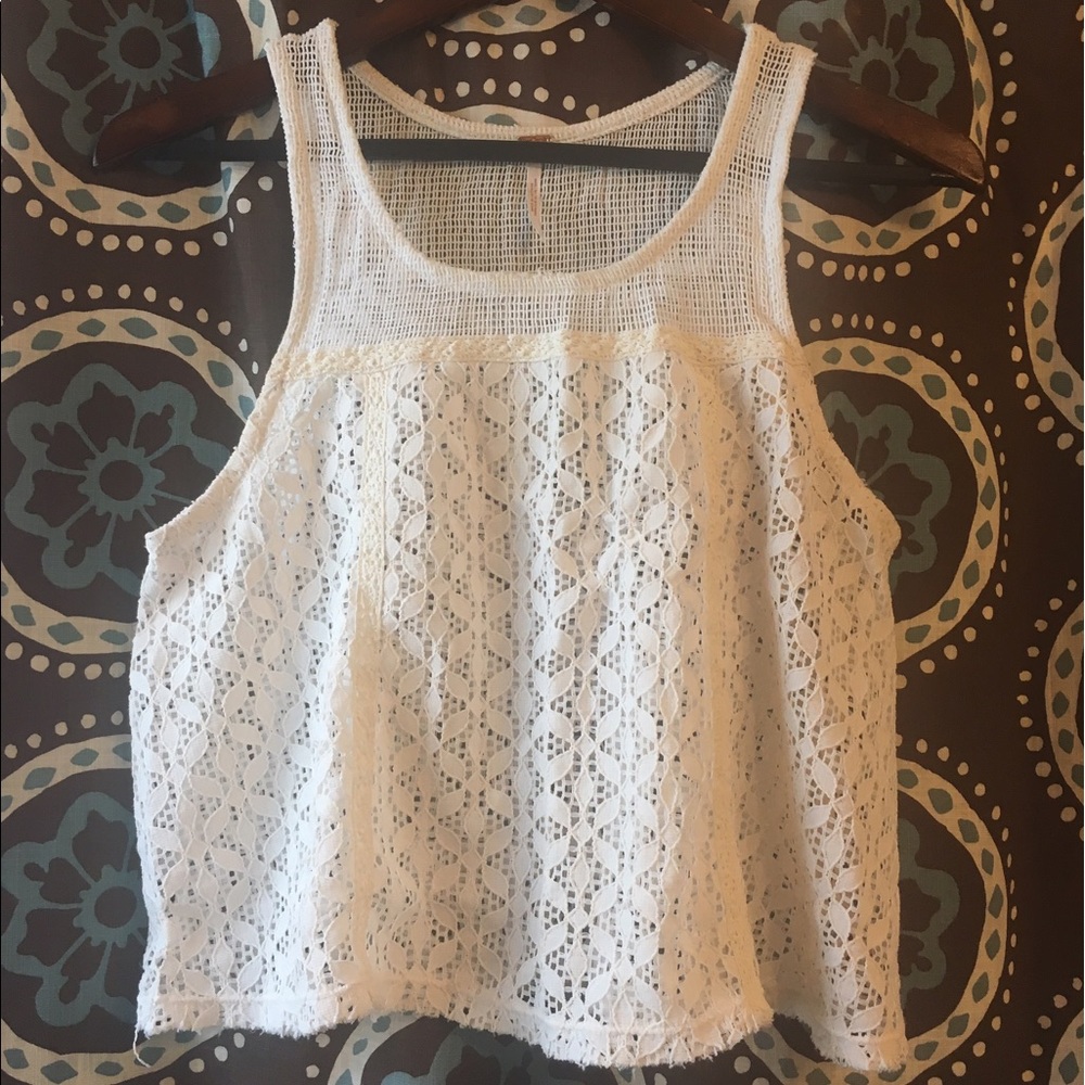 Free People lace tank